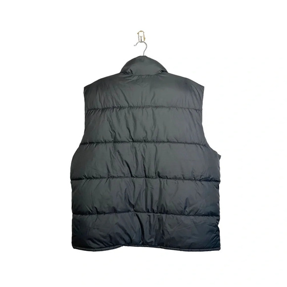 Old Navy Frost Free Stainless Dark Gray Collared Puffer Vest Xlarge Men’s - Picture 5 of 10